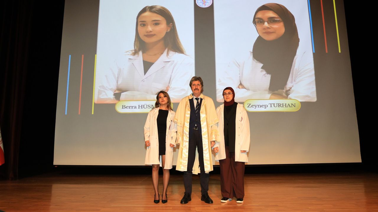 Geleceğin veteriner hekimleri beyaz önlüklerini giydi