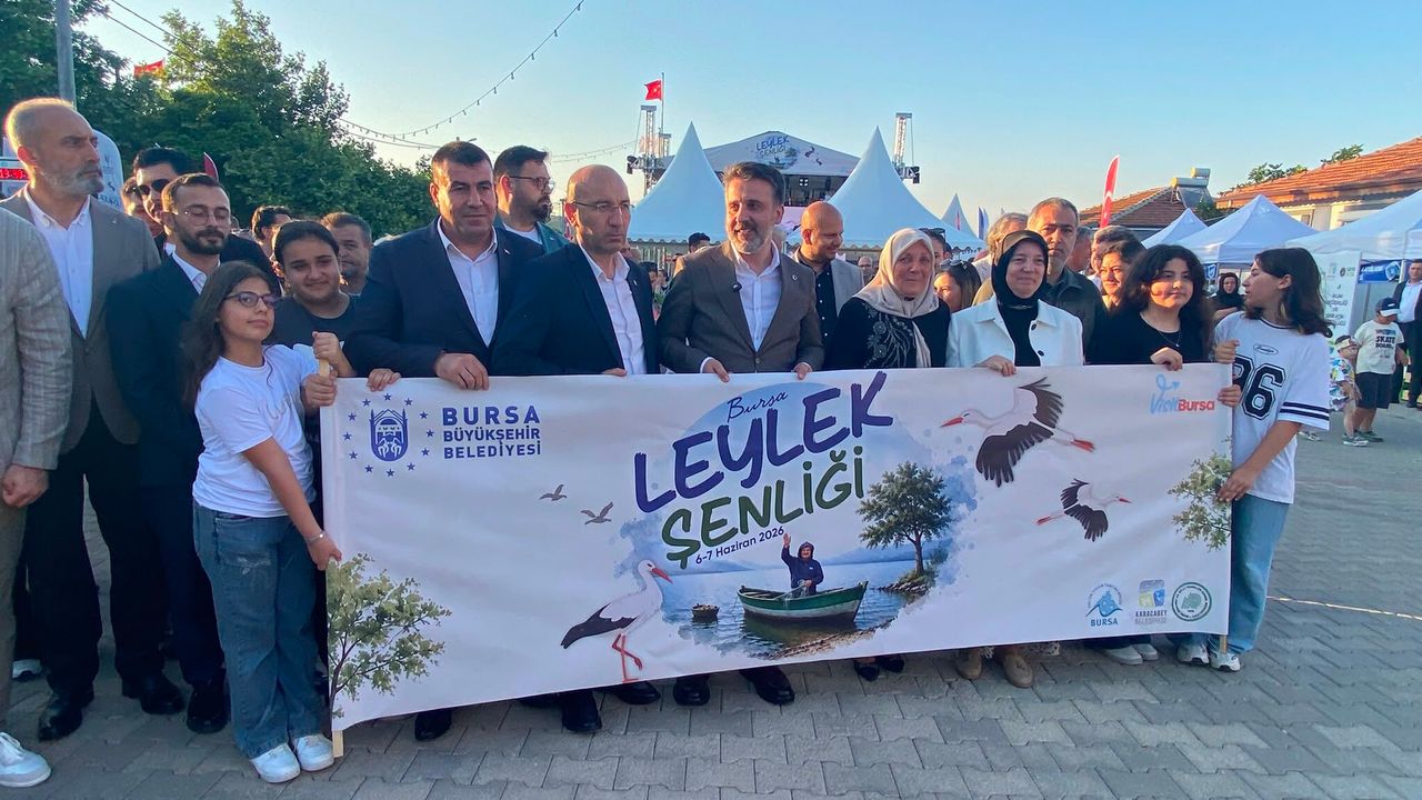 Bursa Leylek Festivali'nde Binlerce Kişi Doğa Şölenine Katıldı