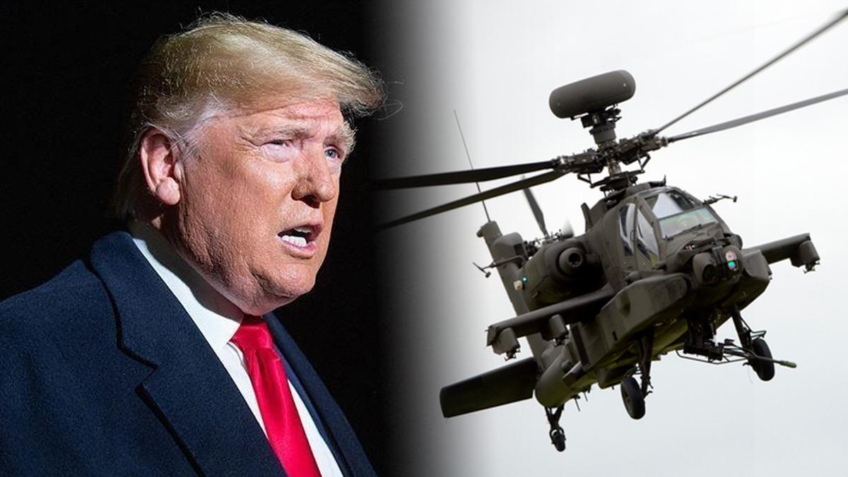 Trump: İran, ABD Apache Helikopterini Düşürdü
