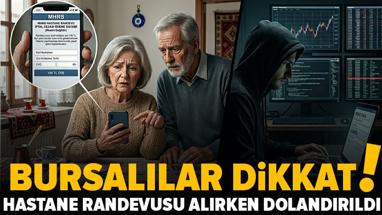 Bursa'da MHRS Dolandırıcılığı: 100 TL Ceza Yalanıyla On Binlerce Lira Çalınıyor