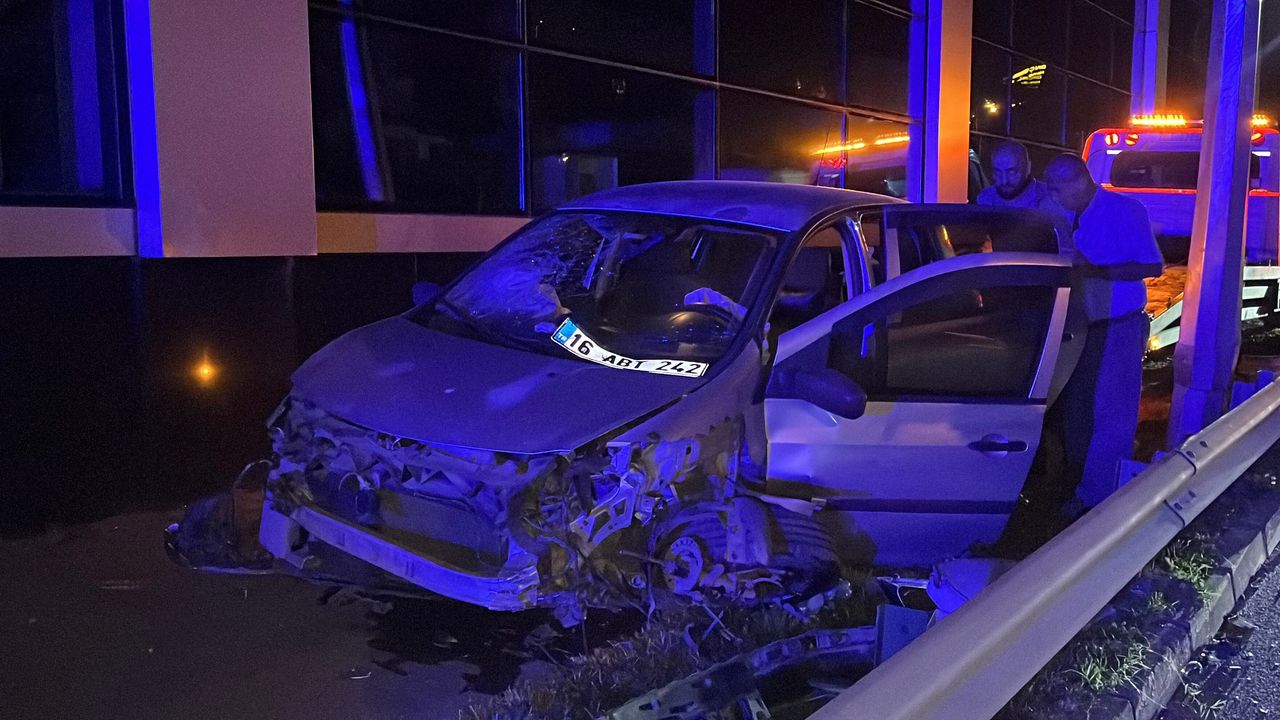 Bursa'da Uykusuzluk Kazaya Yol Açtı: 2 Yaralı