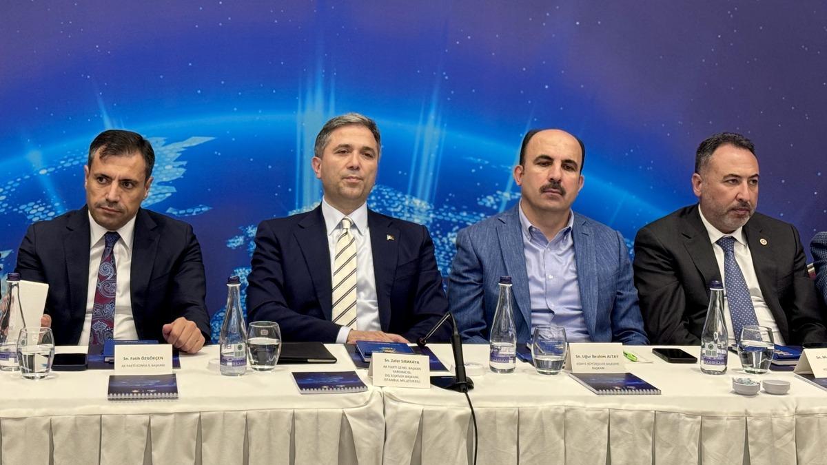 AK Parti Genel Başkan Yardımcısı Sırakaya, Konya'da konuştu