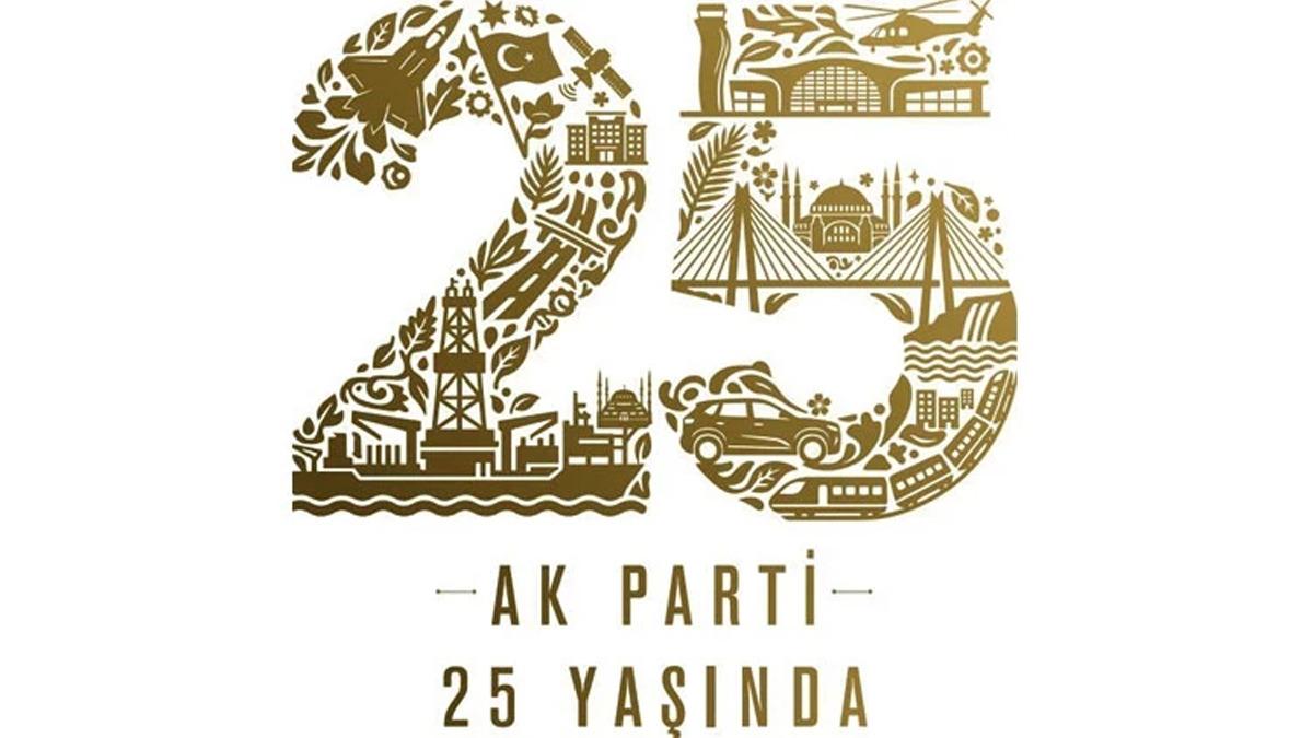 AK Parti, 25. Yıl Dönümünde Özel Logo Tanıttı