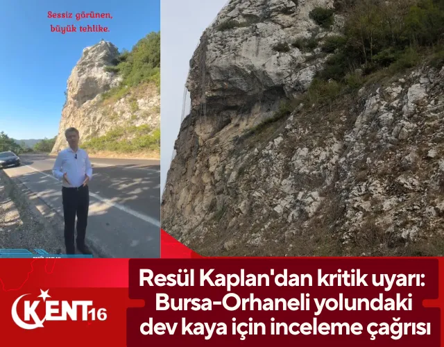 Bursa-Orhaneli Yolundaki Dev Kaya İçin Kritik İnceleme Çağrısı